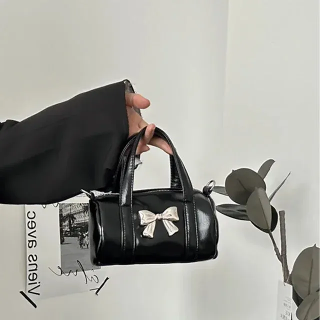 TAVIMART  -  Japanese Sweet Y2k Aesthetic Bow Crossbody Bag Fashion Chic Vintage Women's Handbags Casual Office Lady All Match Crossbody Bags